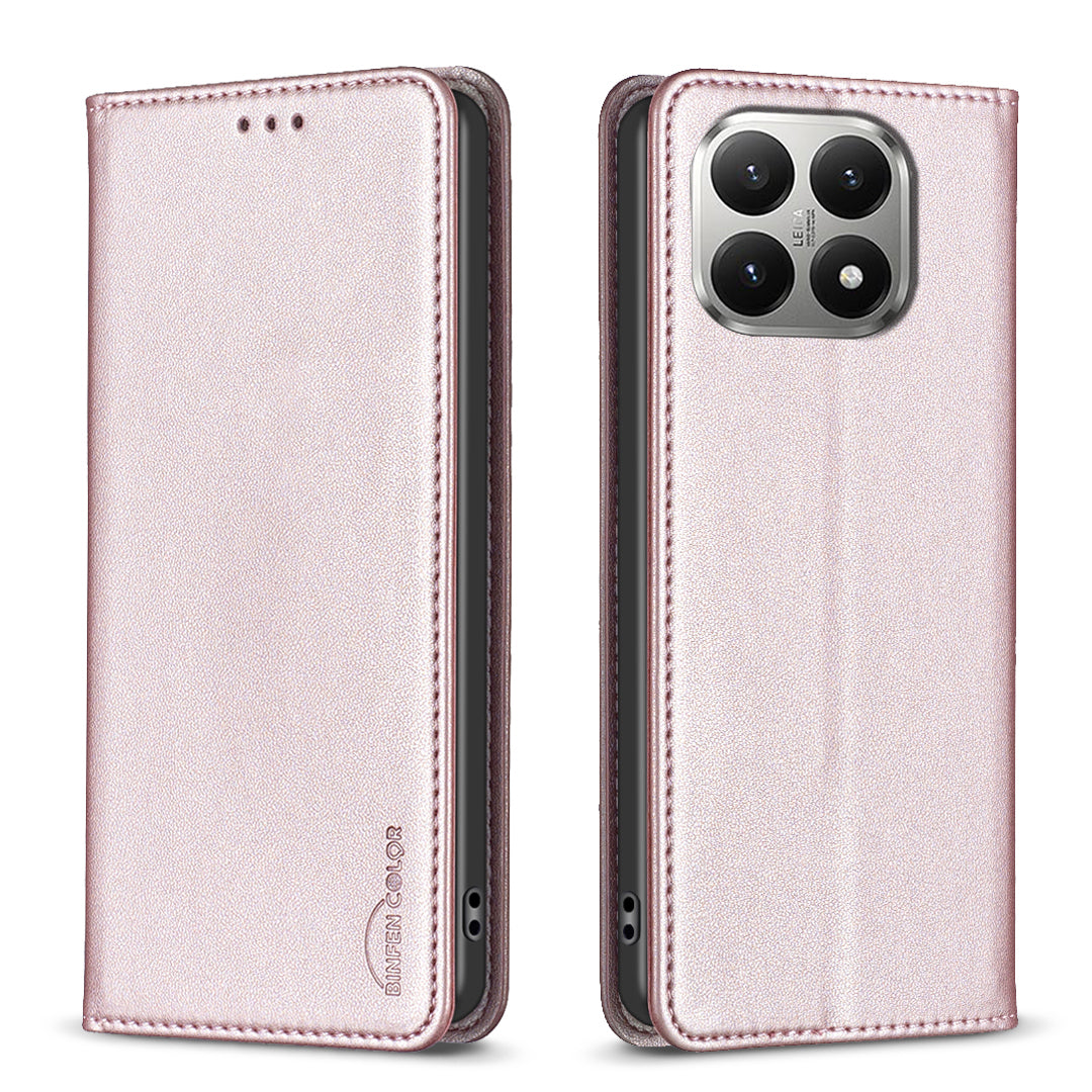 BINFEN COLOR For Xiaomi 15T Leather Case  BF18 Phone Stand Cover with Card Slots