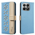 BINFEN COLOR Läderfodral för Xiaomi 15T BF36 Blommönster mobilskal RFID-blockerande plånboksställ