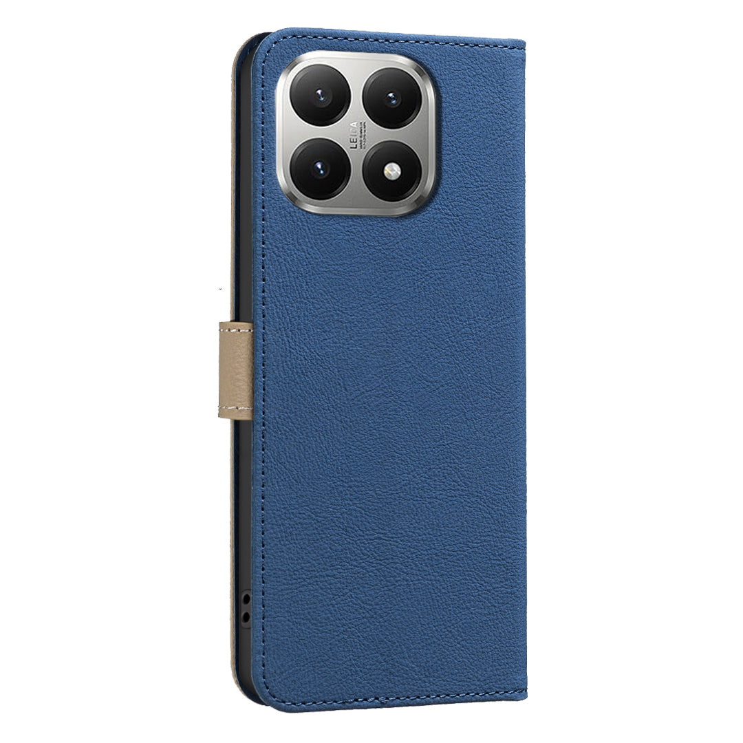 BINFEN COLOR For Xiaomi 15T Leather Case  BF36 Floral Pattern Phone Cover RFID Blocking Wallet Stand