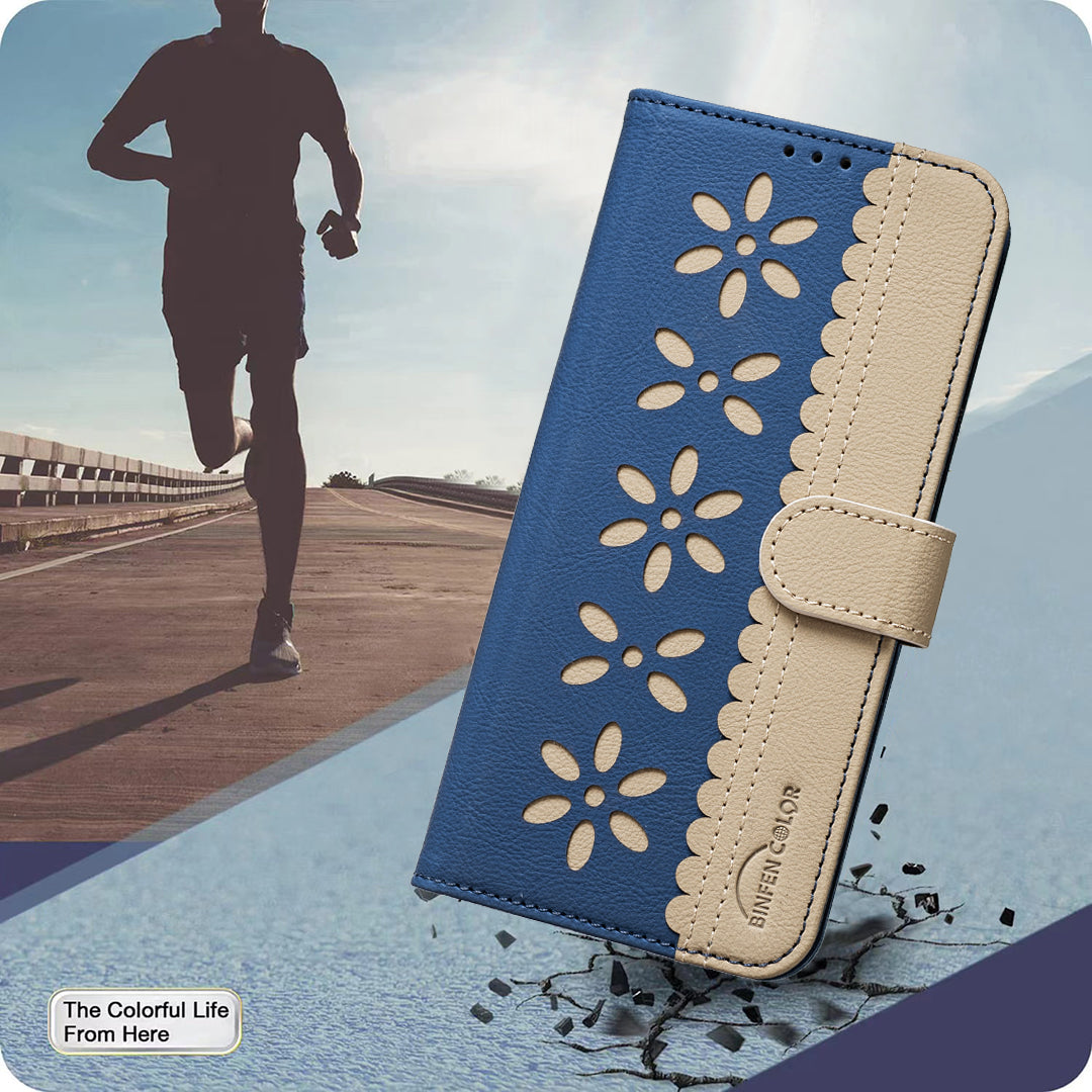 BINFEN COLOR For Xiaomi 15T Leather Case  BF36 Floral Pattern Phone Cover RFID Blocking Wallet Stand