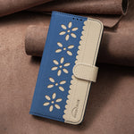 BINFEN COLOR For Xiaomi 15T Leather Case  BF36 Floral Pattern Phone Cover RFID Blocking Wallet Stand