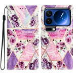 For Xiaomi 17 Pro Wallet Case PU Leather Pattern Printing Stand Phone Cover with Strap