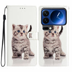 For Xiaomi 17 Pro Wallet Case PU Leather Pattern Printing Stand Phone Cover with Strap