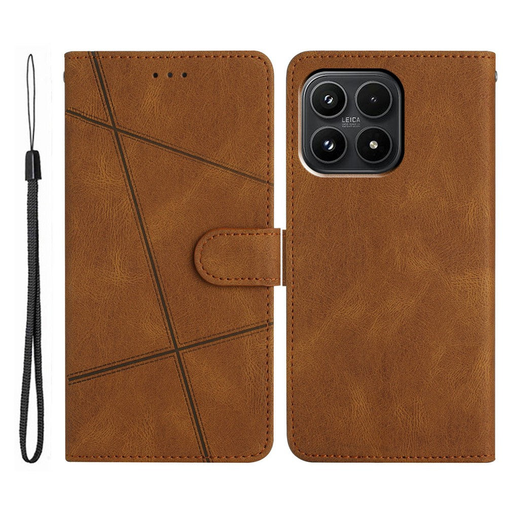 Xiaomi 17-skal Crazy Horse Texture PU-läder plånboksfodral