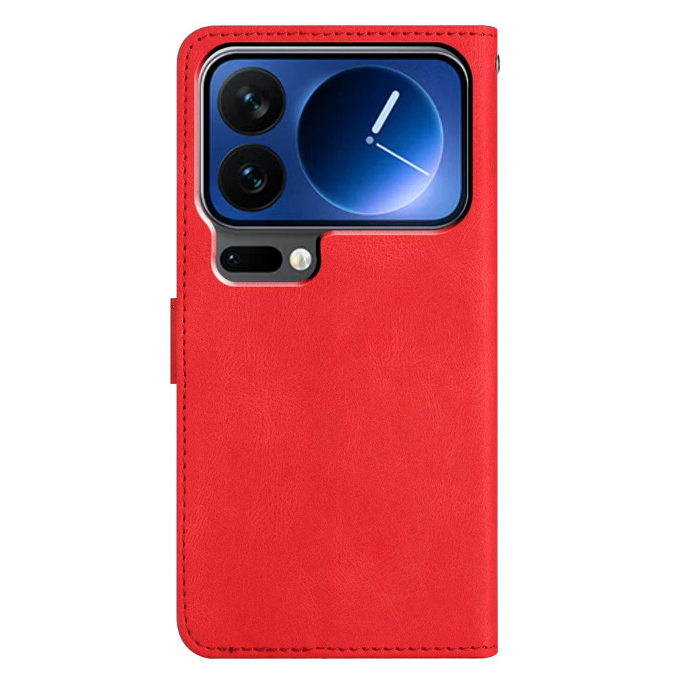 For Xiaomi 17 Pro Case Crazy Horse Texture PU Leather Wallet Stand Phone Cover