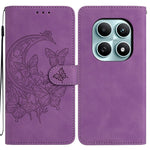 Xiaomi Poco M8 5G / Redmi Note 15 5G (Global) Fodral Fjärilsblomma Präglat PU-läder Plånboksfodral