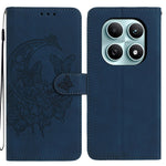 Xiaomi Poco M8 5G / Redmi Note 15 5G (Global) Fodral Fjärilsblomma Präglat PU-läder Plånboksfodral