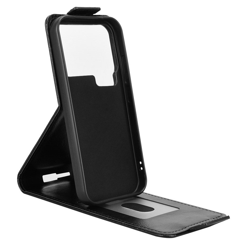 For Xiaomi 17 Pro Max Stand Case Magnetic Clasp Vertical Flip Leather Phone Cover with Card Holder