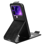 For Xiaomi 17 Pro Max Stand Case Magnetic Clasp Vertical Flip Leather Phone Cover with Card Holder
