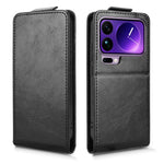 For Xiaomi 17 Pro Max Stand Case Magnetic Clasp Vertical Flip Leather Phone Cover with Card Holder
