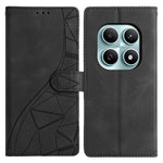For Xiaomi Poco M8 5G / Redmi Note 15 5G (Global) Case Wallet Stand Imprinted Triangle Pattern Leather Phone Flip Cover