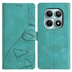 For Xiaomi Poco M8 5G / Redmi Note 15 5G (Global) Case Wallet Stand Imprinted Triangle Pattern Leather Phone Flip Cover