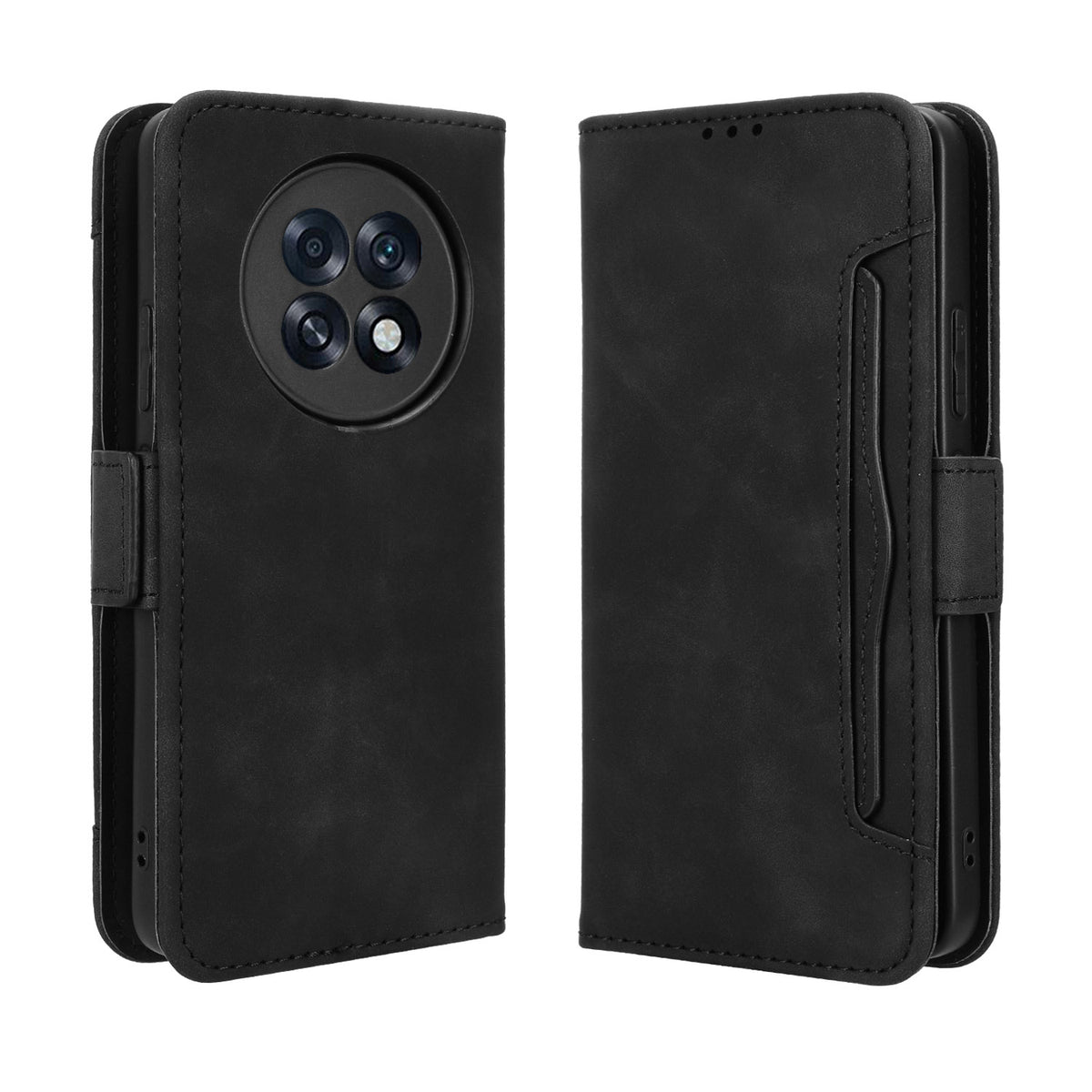 For Oppo A6 Max 5G / Oppo A6 GT 5G / Oppo F31 Pro+ 5G Leather Case Phone Wallet Cover with Multiple Card Slots