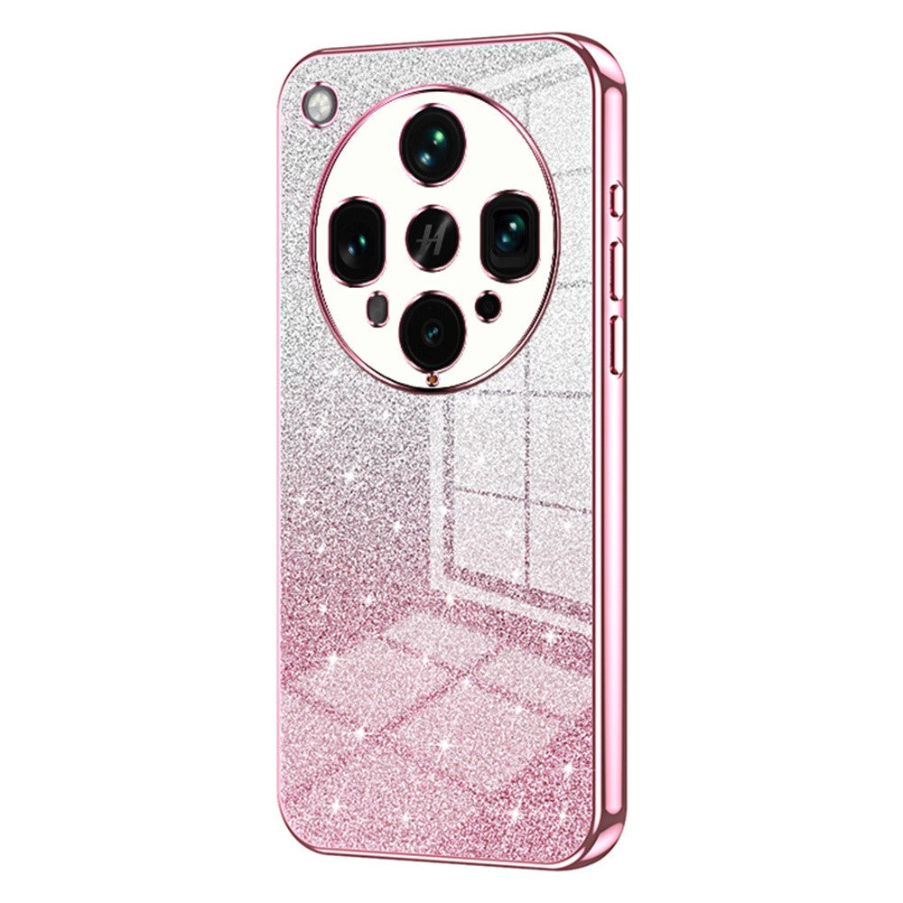 For Oppo Find X8 Ultra 5G Case Electroplating Gradient Glitter TPU Phone Cover