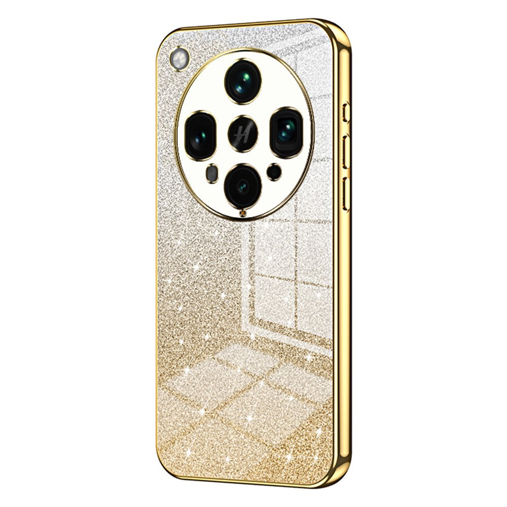 For Oppo Find X8 Ultra 5G Case Electroplating Gradient Glitter TPU Phone Cover