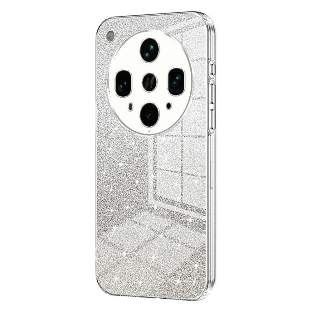 For Oppo Find X8 Ultra 5G Case Electroplating Gradient Glitter TPU Phone Cover