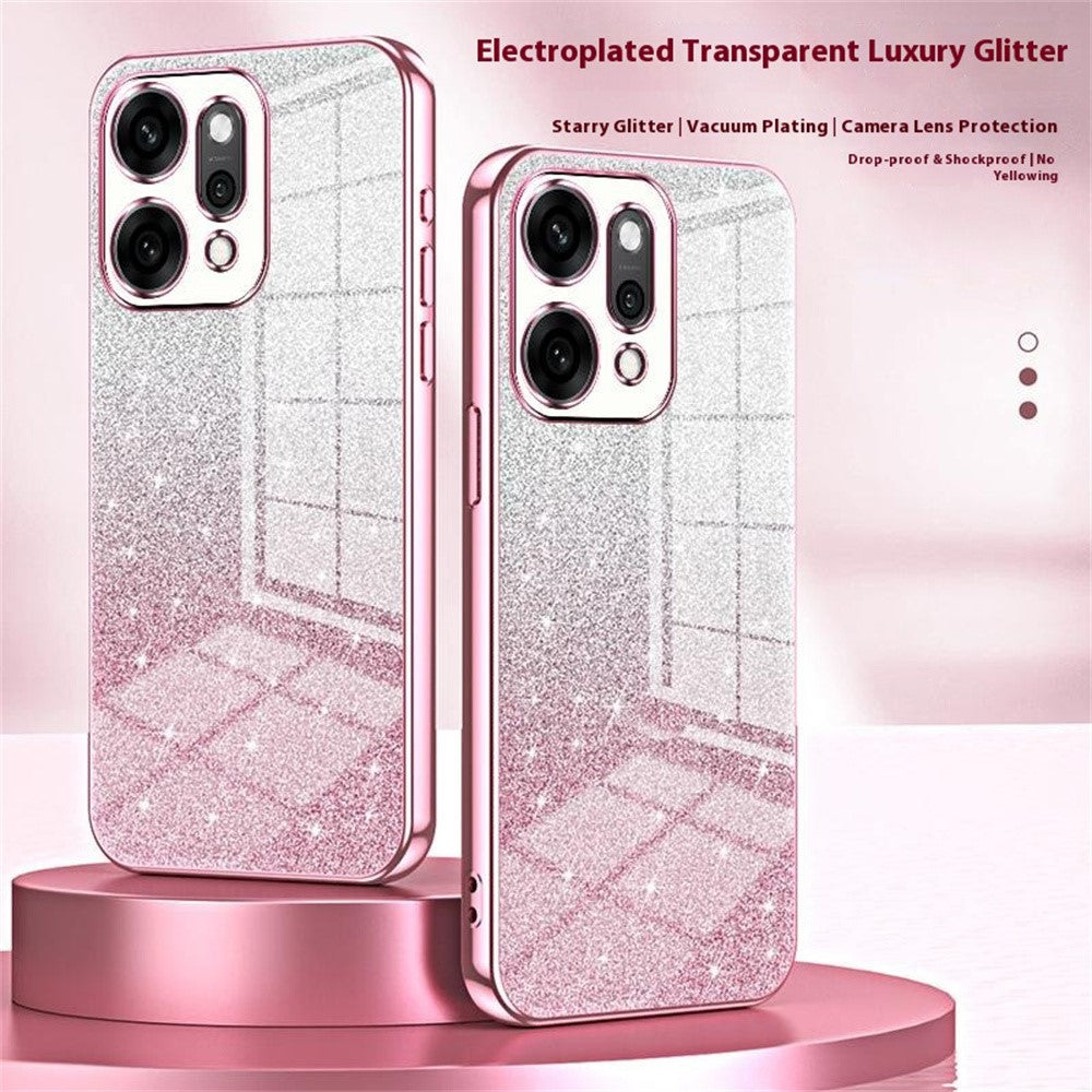 For Oppo Reno14 Pro 5G (Global) Case Electroplating Gradient Glitter TPU Phone Cover