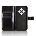 For Oppo F31 Pro 5G PU Leather Case with Strap Crazy Horse Texture Phone Wallet Cover