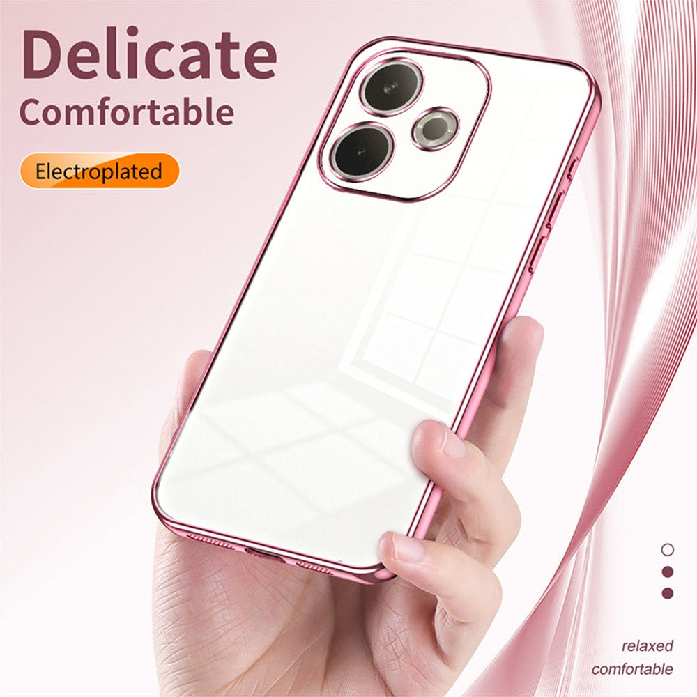 Phone Case For Oppo A5 Pro 4G (Global) / A5 Pro 5G (Global) / A5 Energy 5G (China) Electroplating Frame Soft TPU Cover