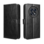 For Oppo A6 GT 5G / Oppo A6 Max 5G / Oppo F31 Pro+ 5G PU Leather Case with Strap Crazy Horse Texture Phone Wallet Cover