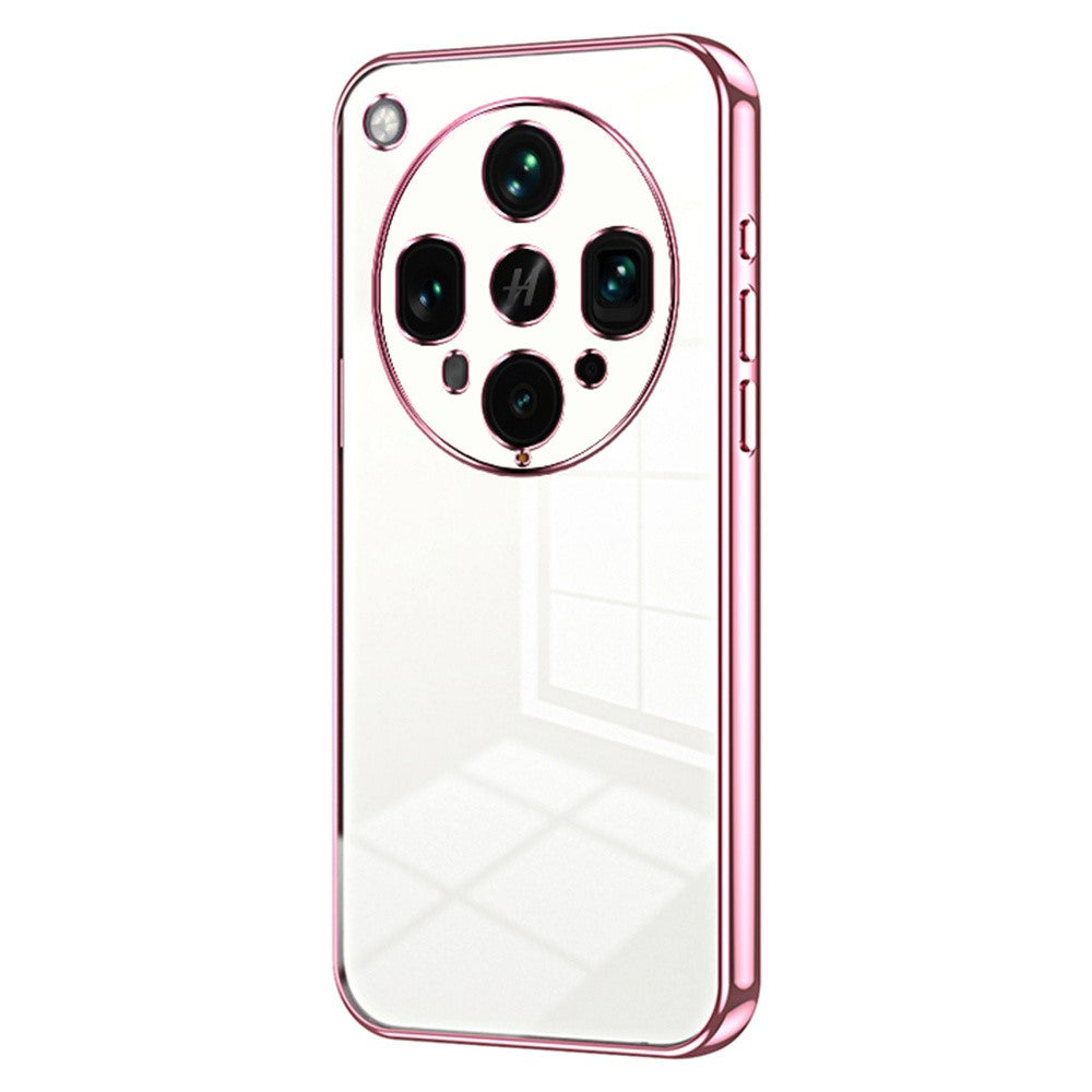 For Oppo Find X8 Ultra 5G Case Electroplating Frame Soft TPU Phone Cover