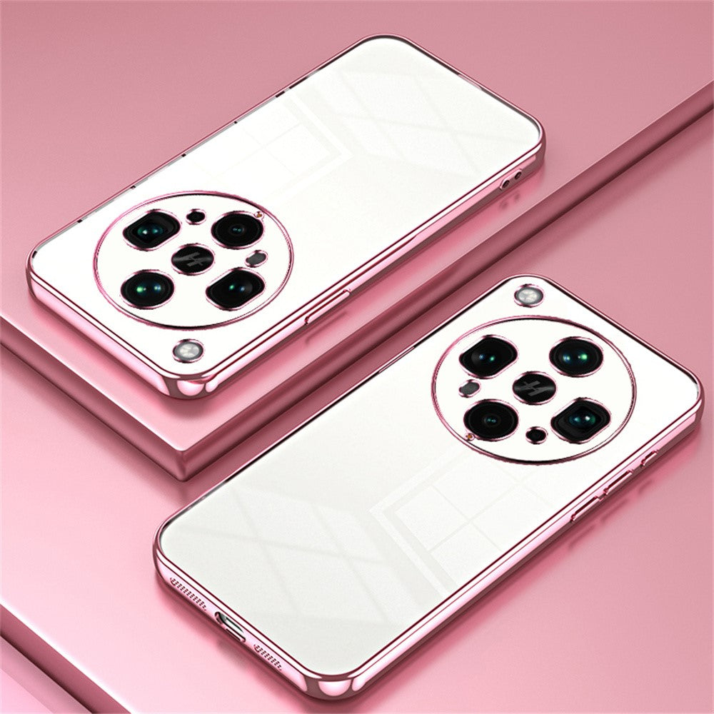 For Oppo Find X8 Ultra 5G Case Electroplating Frame Soft TPU Phone Cover