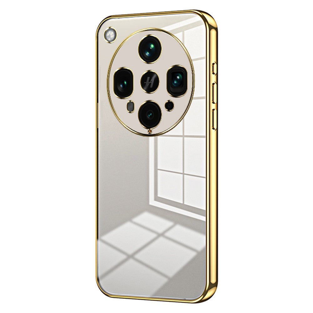 For Oppo Find X8 Ultra 5G Case Electroplating Frame Soft TPU Phone Cover