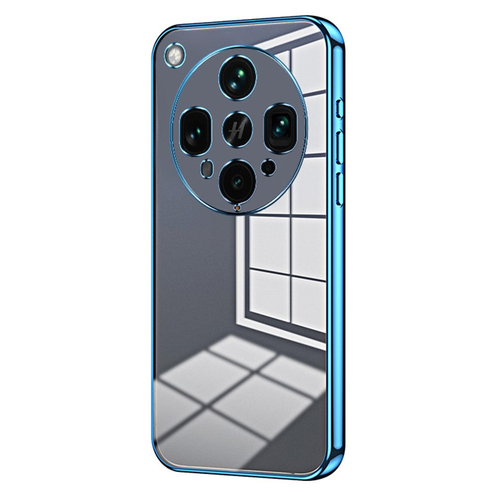 For Oppo Find X8 Ultra 5G Case Electroplating Frame Soft TPU Phone Cover