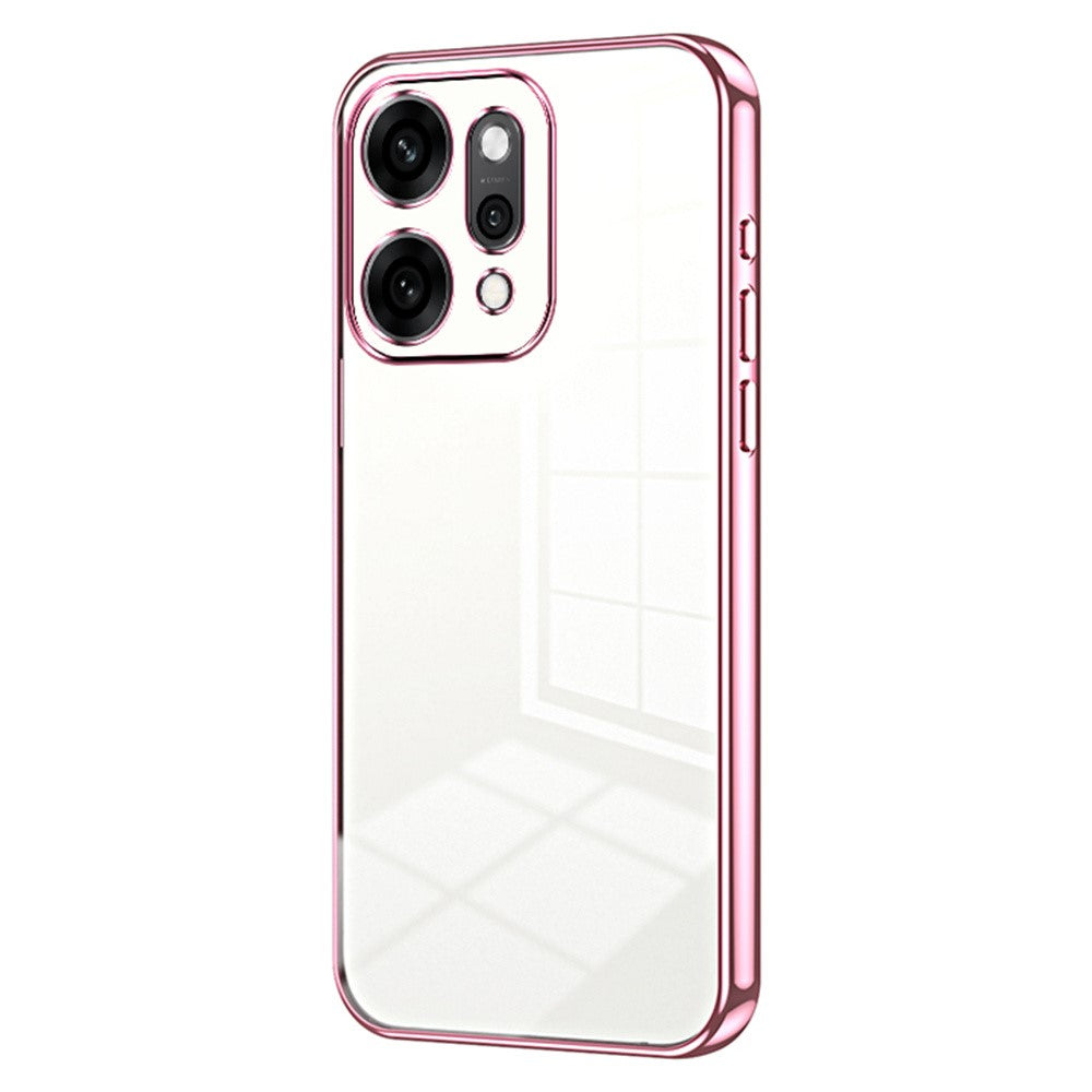For Oppo Reno14 Pro 5G (Global) Case Electroplating Frame Soft TPU Phone Cover