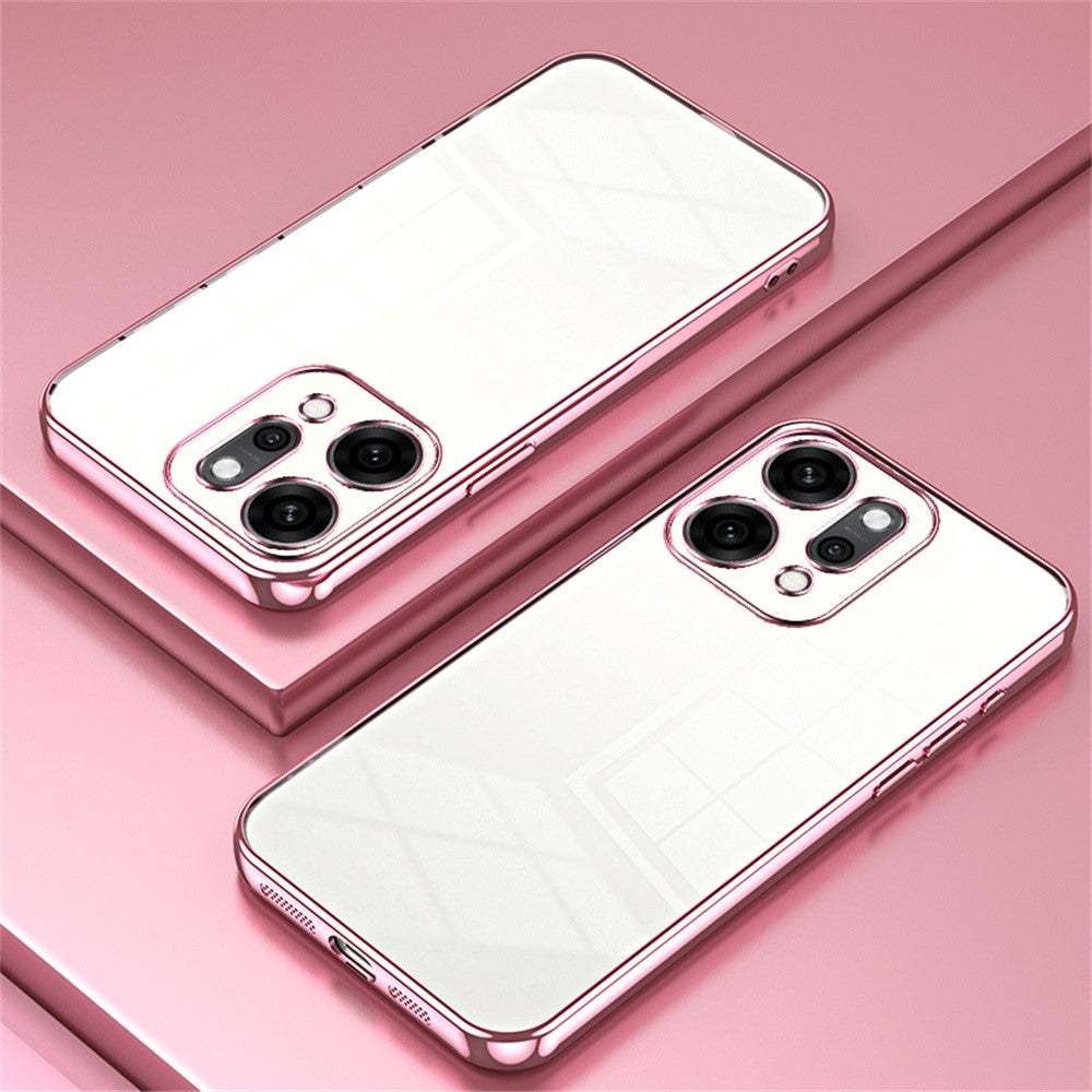 For Oppo Reno14 Pro 5G (Global) Case Electroplating Frame Soft TPU Phone Cover