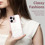 For Oppo Reno14 Pro 5G (Global) Case Electroplating Frame Soft TPU Phone Cover