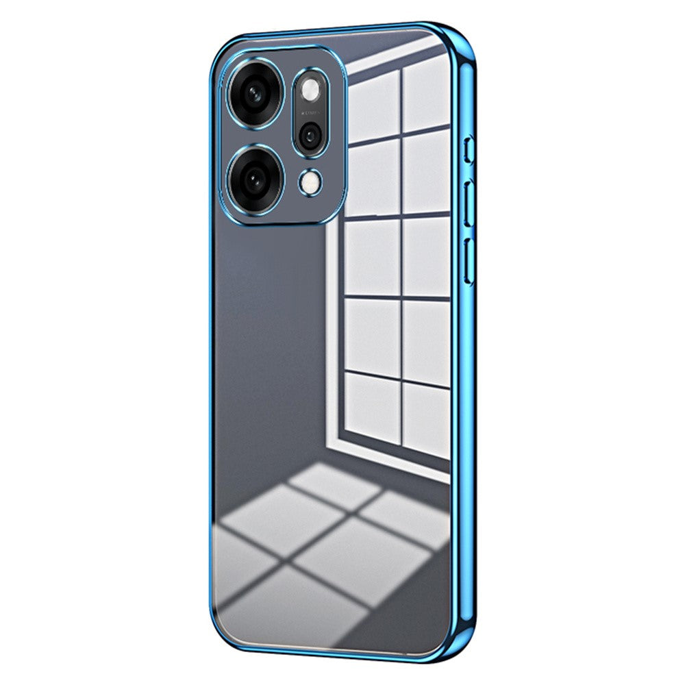 For Oppo Reno14 Pro 5G (Global) Case Electroplating Frame Soft TPU Phone Cover