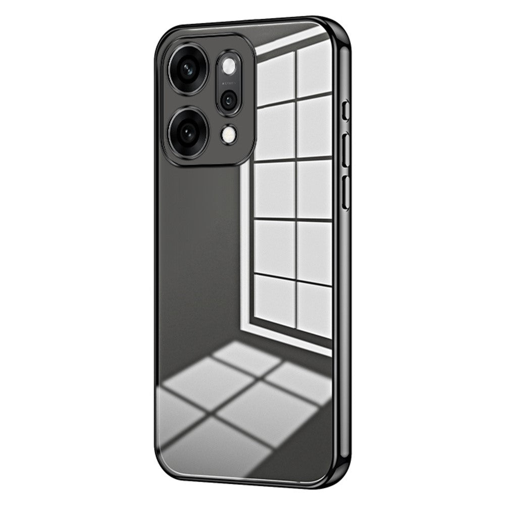 For Oppo Reno14 Pro 5G (Global) Case Electroplating Frame Soft TPU Phone Cover