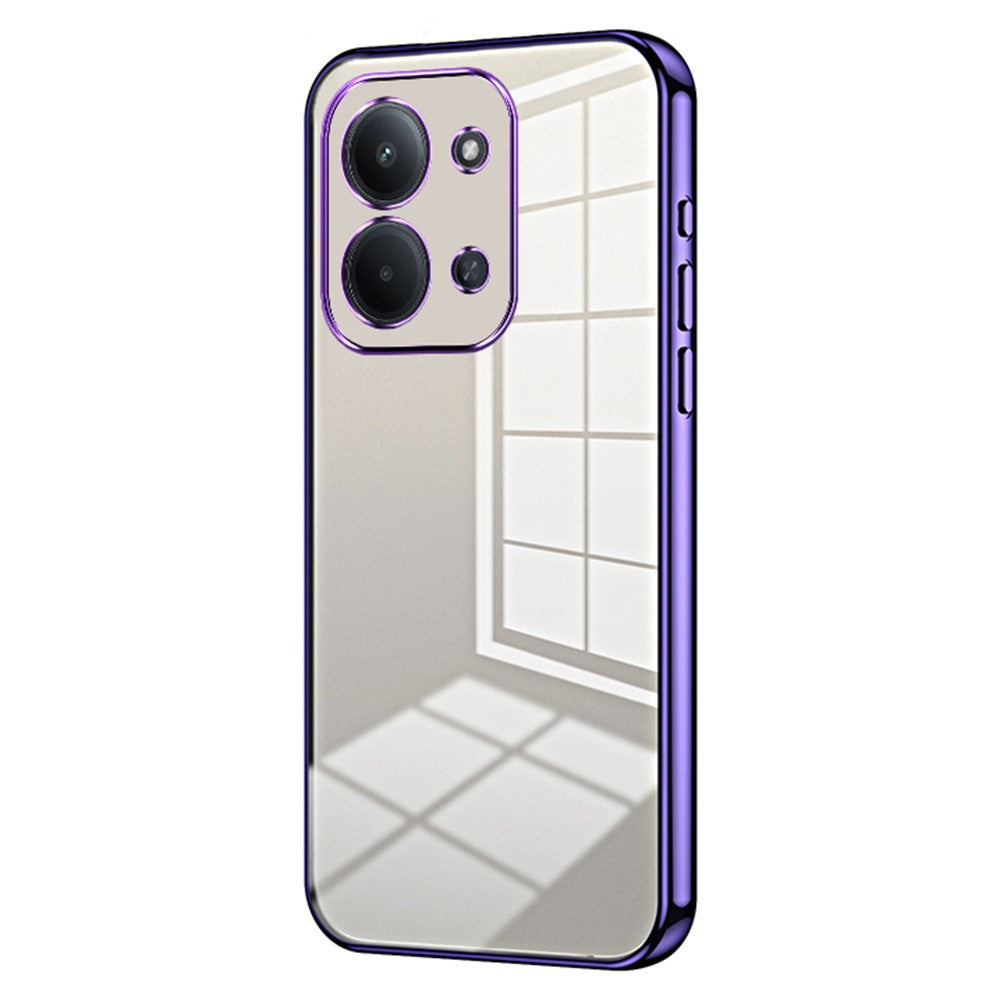 For Xiaomi Redmi 15C 4G (Global) (171mm) / Poco C85 4G (171mm) Case Electroplating Frame Soft TPU Phone Cover