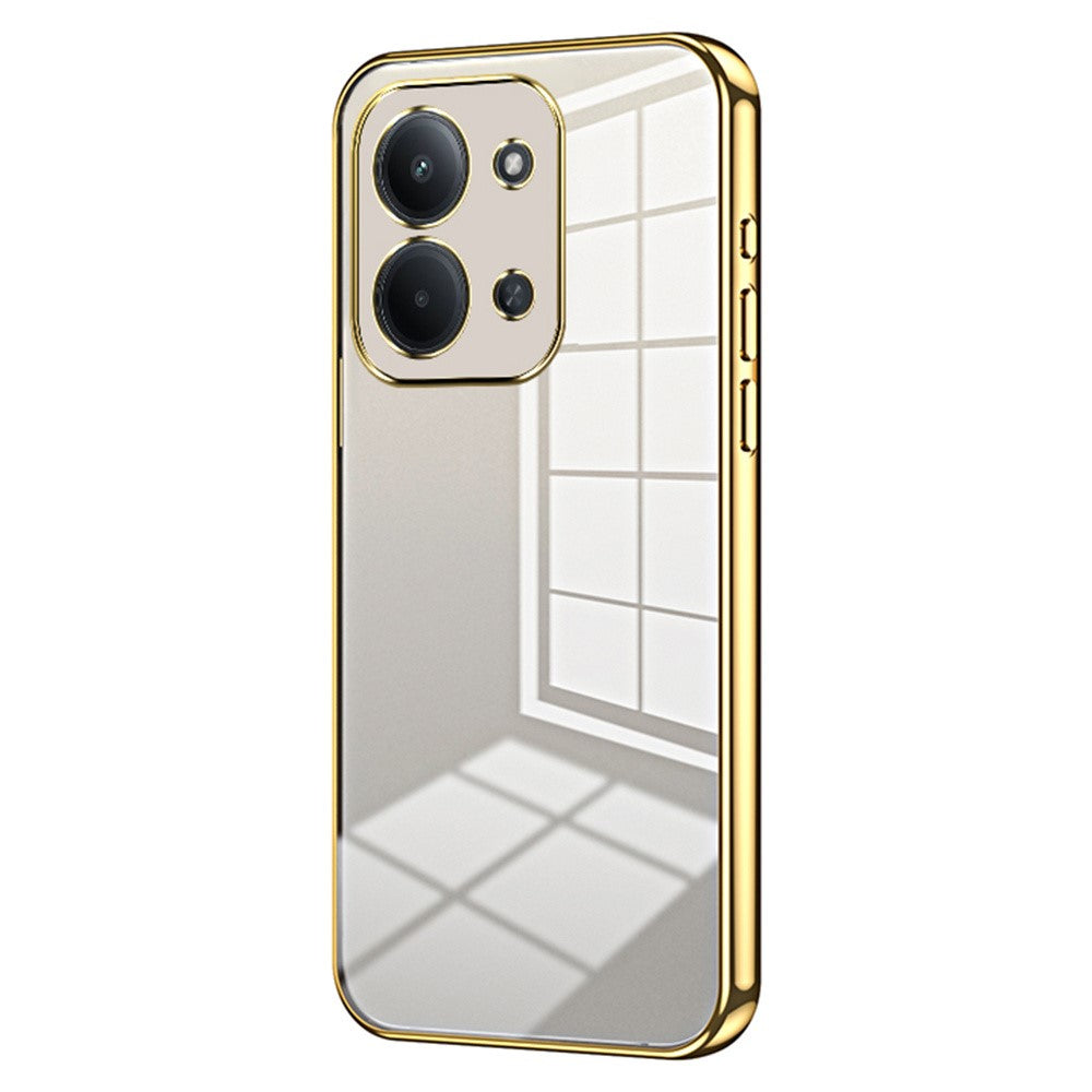 For Xiaomi Redmi 15C 4G (Global) (171mm) / Poco C85 4G (171mm) Case Electroplating Frame Soft TPU Phone Cover