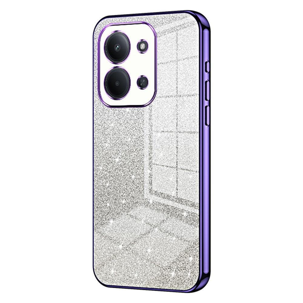 For Xiaomi Redmi 15C 4G (Global) (171mm) / Poco C85 4G (171mm) Case Electroplating Gradient Glitter TPU Phone Cover