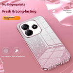 For Xiaomi Redmi Note 14 4G (163.25mm) Case Electroplating Gradient Glitter TPU Phone Cover