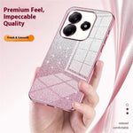 For Xiaomi Redmi Note 14 4G (163.25mm) Case Electroplating Gradient Glitter TPU Phone Cover