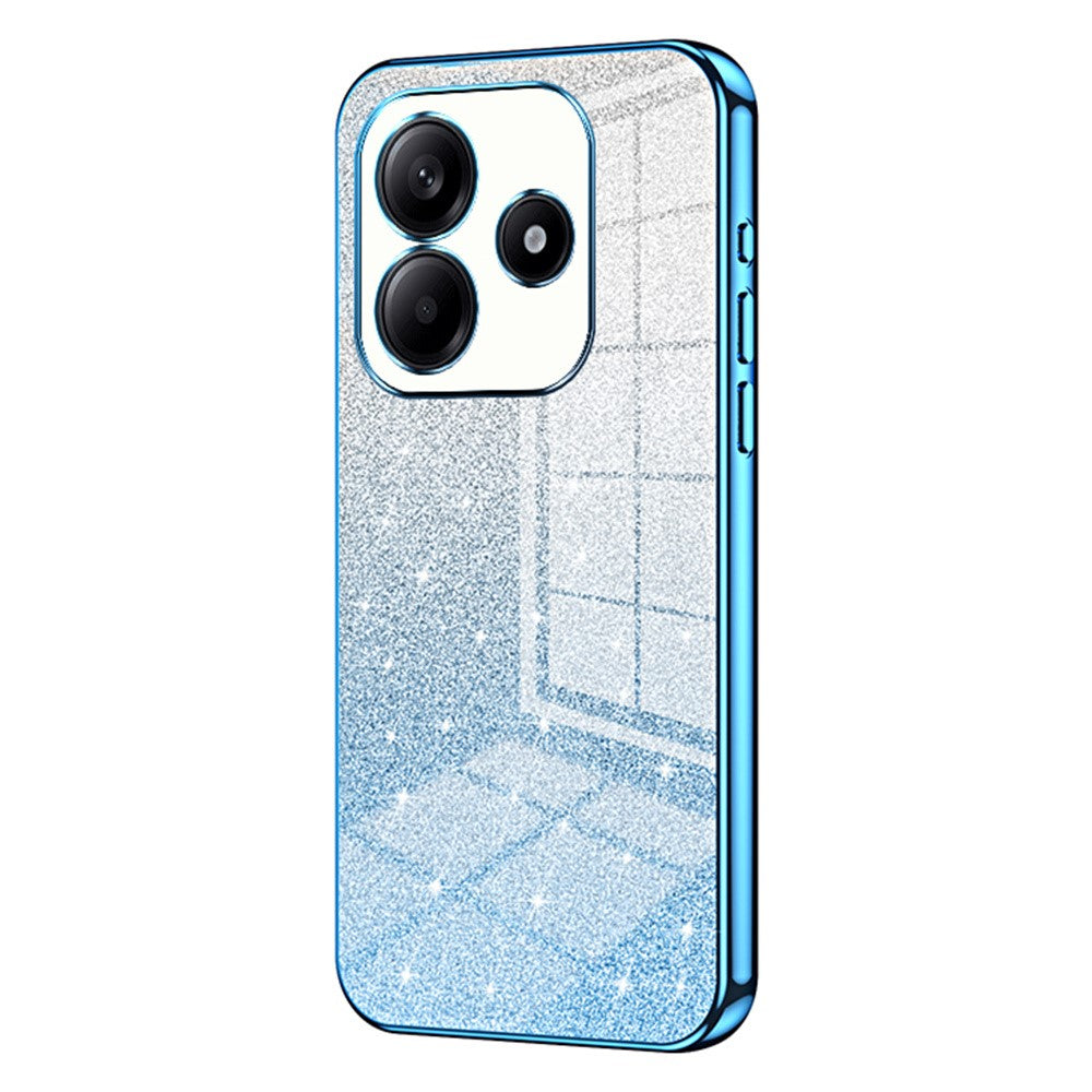 For Xiaomi Redmi Note 14 4G (163.25mm) Case Electroplating Gradient Glitter TPU Phone Cover