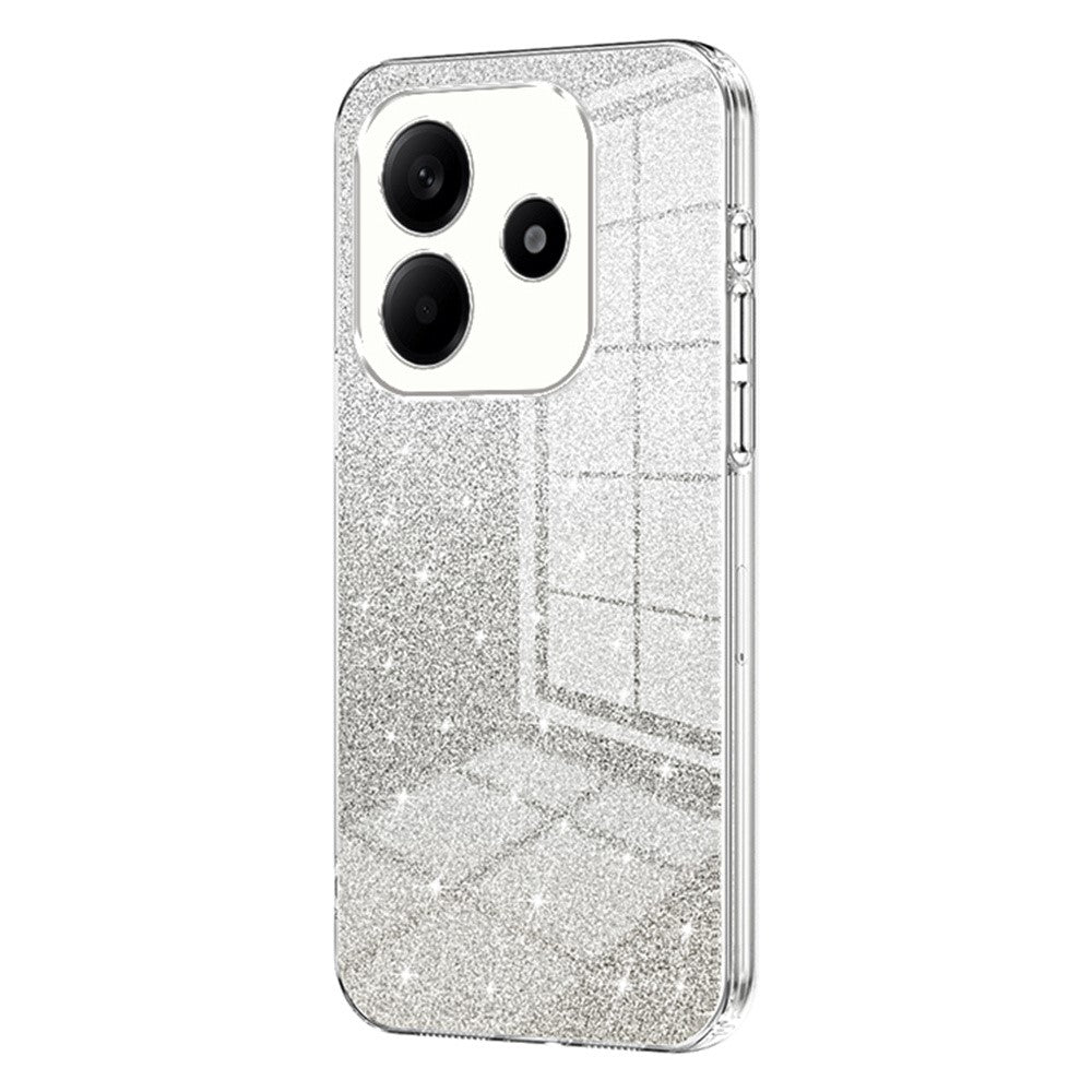 For Xiaomi Redmi Note 14 4G (163.25mm) Case Electroplating Gradient Glitter TPU Phone Cover