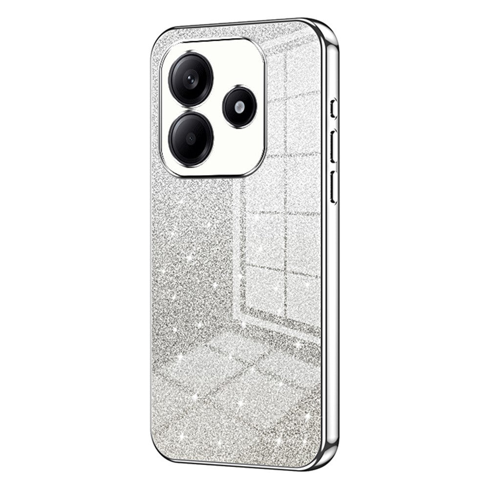 For Xiaomi Redmi Note 14 4G (163.25mm) Case Electroplating Gradient Glitter TPU Phone Cover