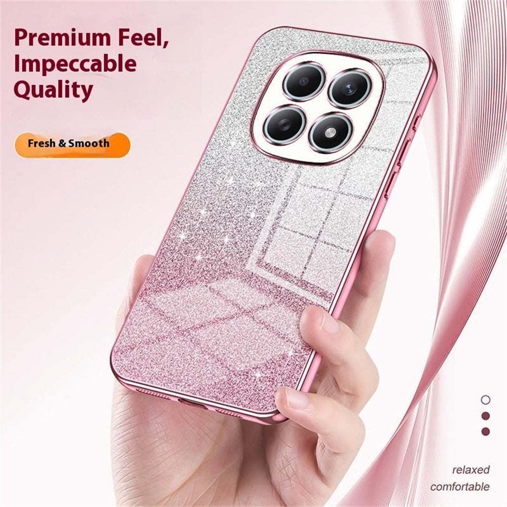 For Xiaomi Poco M8 5G / Redmi Note 15 5G (Global) Case Electroplating Gradient Glitter TPU Phone Cover