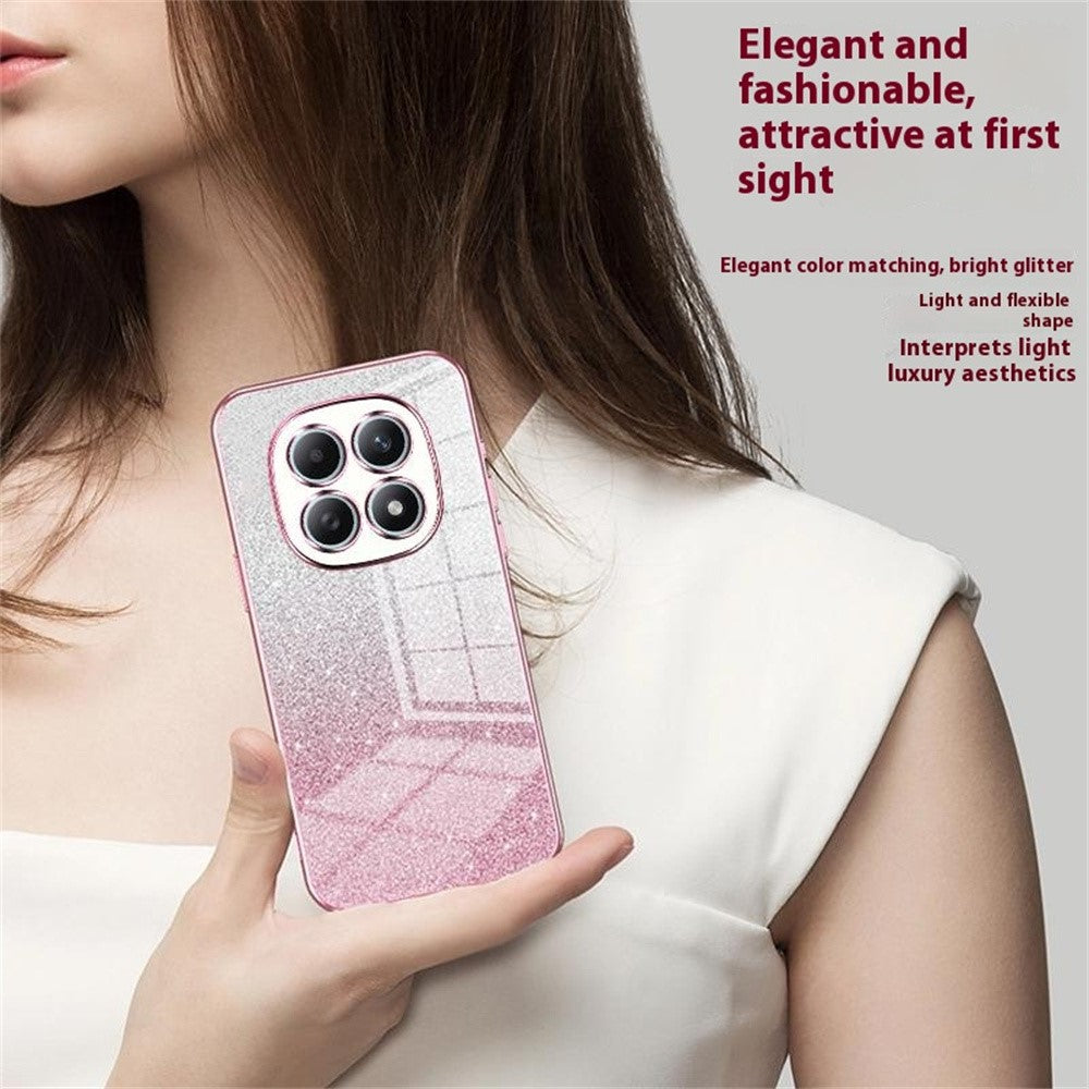 For Xiaomi Poco M8 5G / Redmi Note 15 5G (Global) Case Electroplating Gradient Glitter TPU Phone Cover