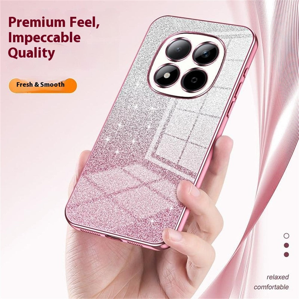 Xiaomi Redmi Note 15 Pro 5G (Global) Skal Galvaniserad Gradient Glitter TPU mobilskal
