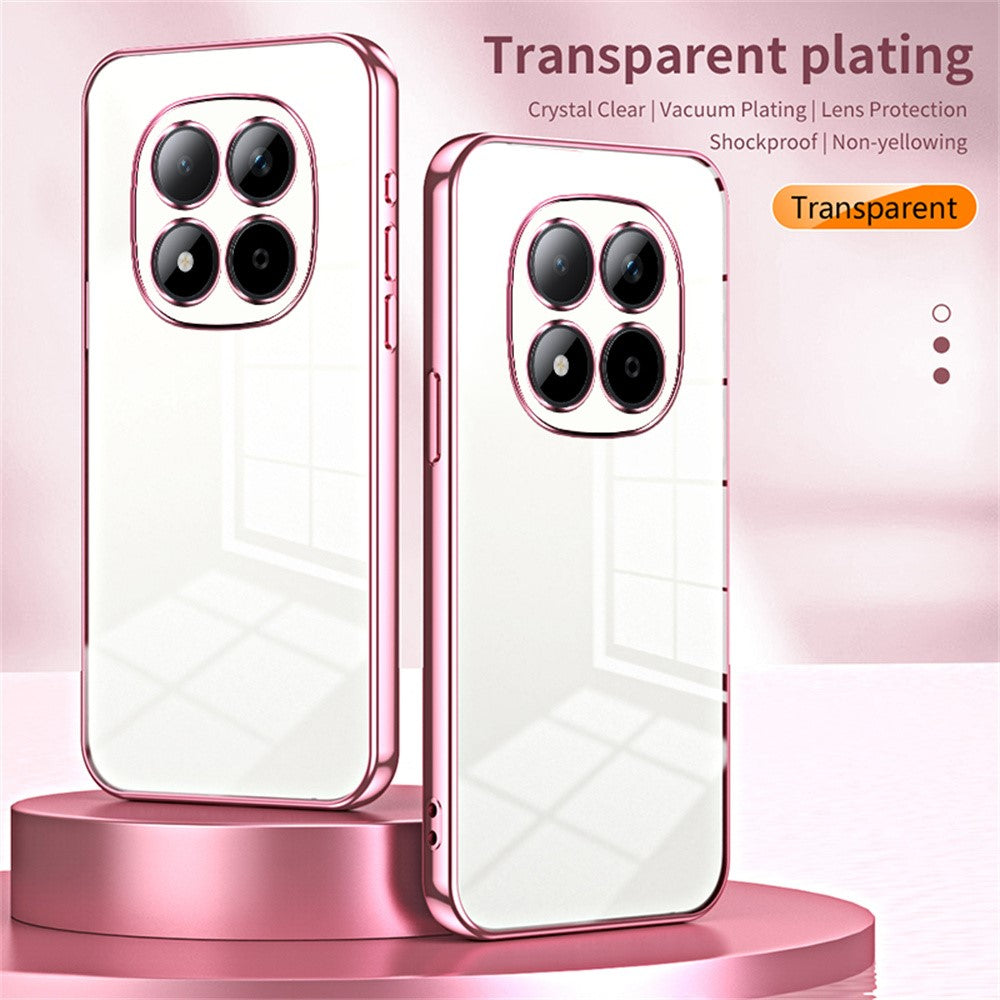 For Xiaomi Redmi Note 15 Pro 5G (Global) Case Electroplating Frame Soft TPU Phone Cover