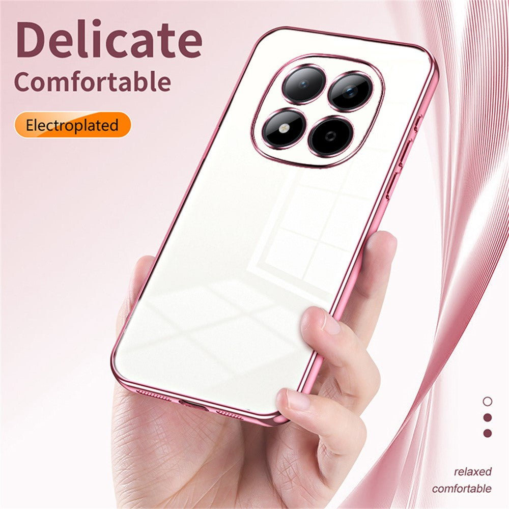 For Xiaomi Redmi Note 15 Pro 5G (Global) Case Electroplating Frame Soft TPU Phone Cover