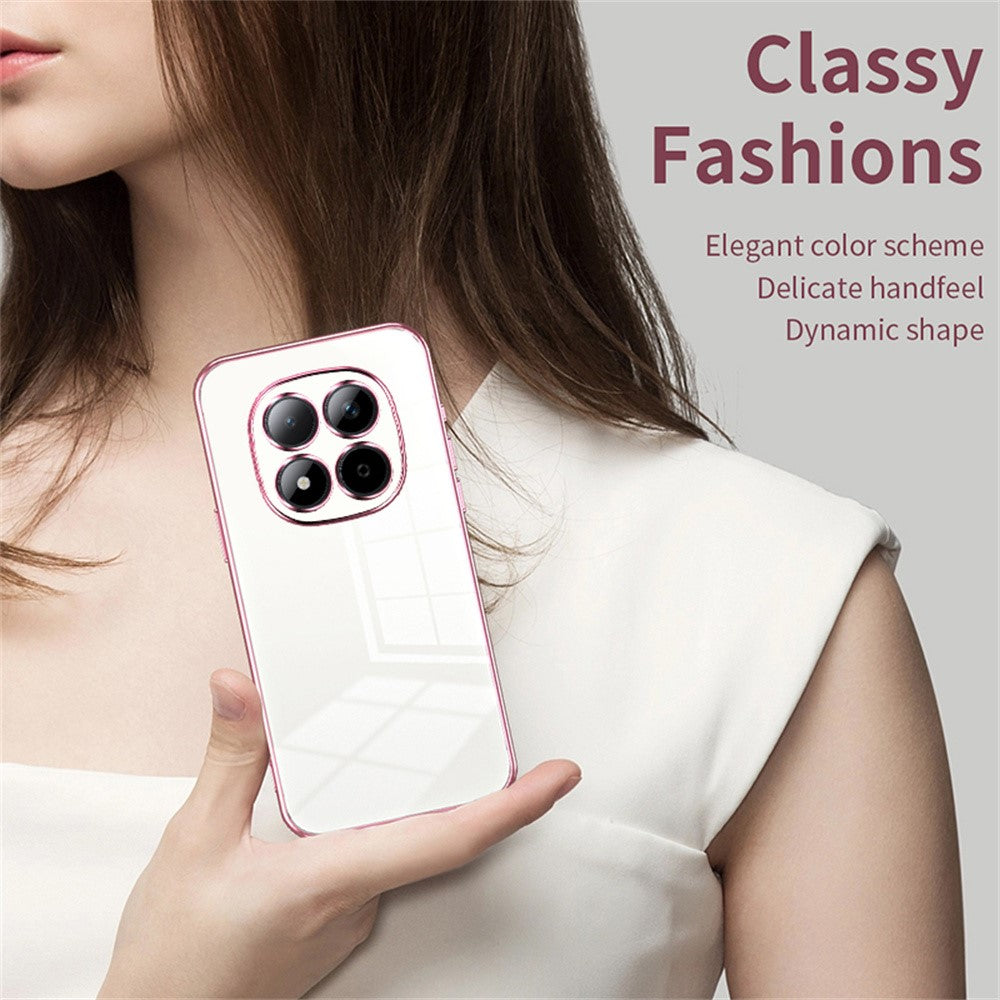 For Xiaomi Redmi Note 15 Pro 5G (Global) Case Electroplating Frame Soft TPU Phone Cover