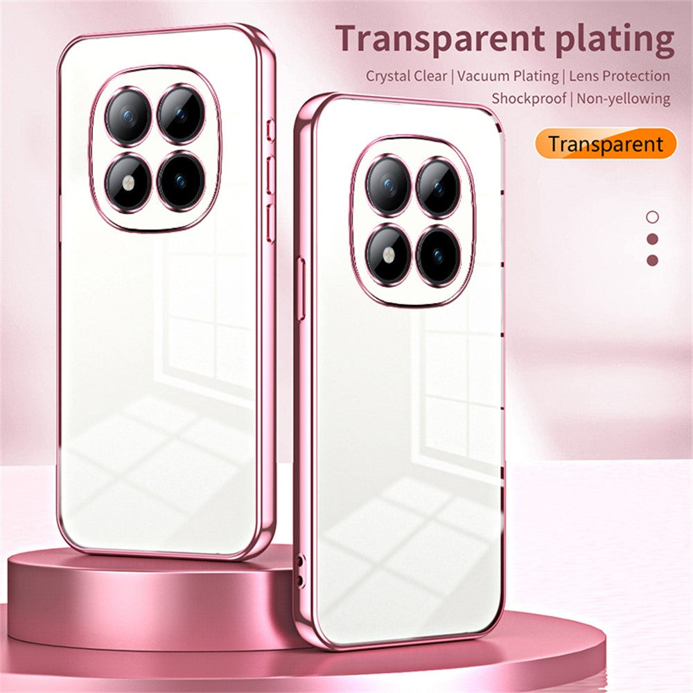 For Xiaomi Poco M8 Pro 5G / Redmi Note 15 Pro+ 5G (Global) Case Electroplating Frame Soft TPU Phone Cover