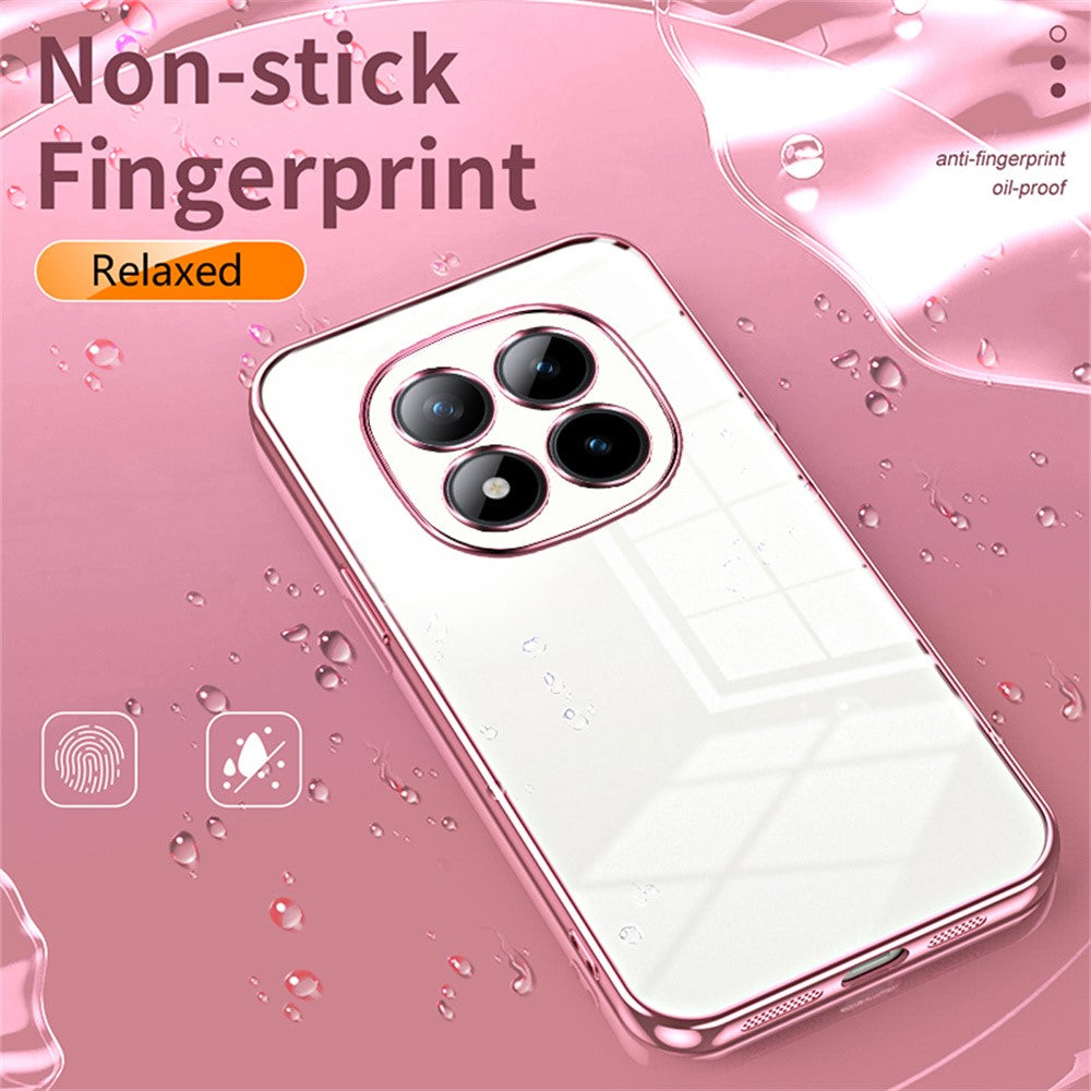For Xiaomi Poco M8 Pro 5G / Redmi Note 15 Pro+ 5G (Global) Case Electroplating Frame Soft TPU Phone Cover
