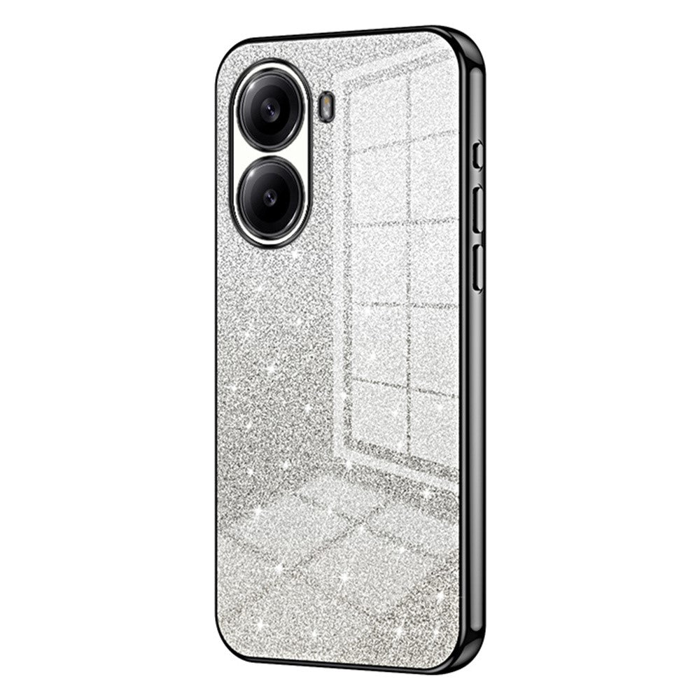 For Xiaomi Redmi Turbo 4 5G / Poco X7 Pro 5G Case Electroplating Gradient Glitter TPU Phone Cover
